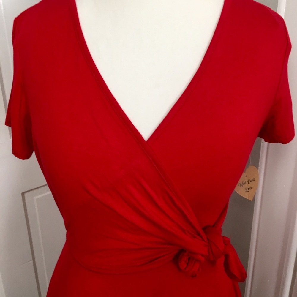 ❤️Red wrap dress NEW❤️